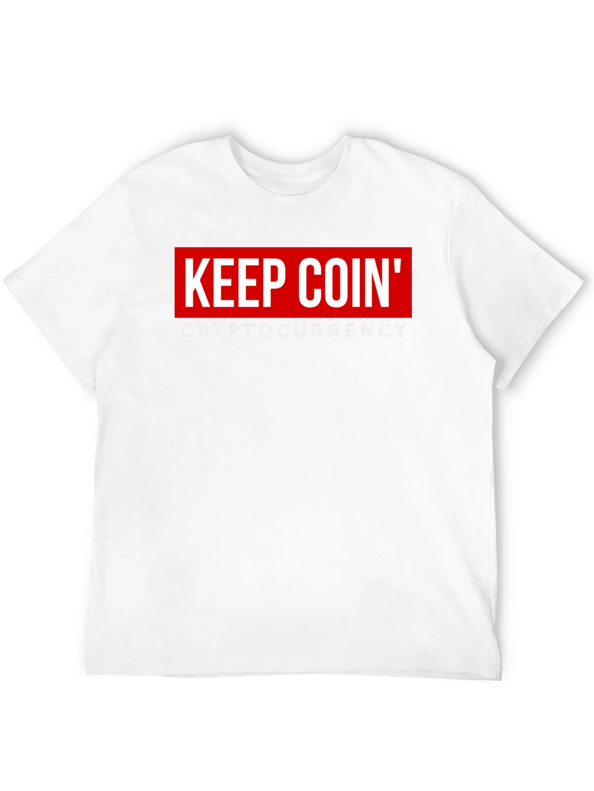 Keep Coin Cryptocurrency Black Graphic T-Shirt product image 3