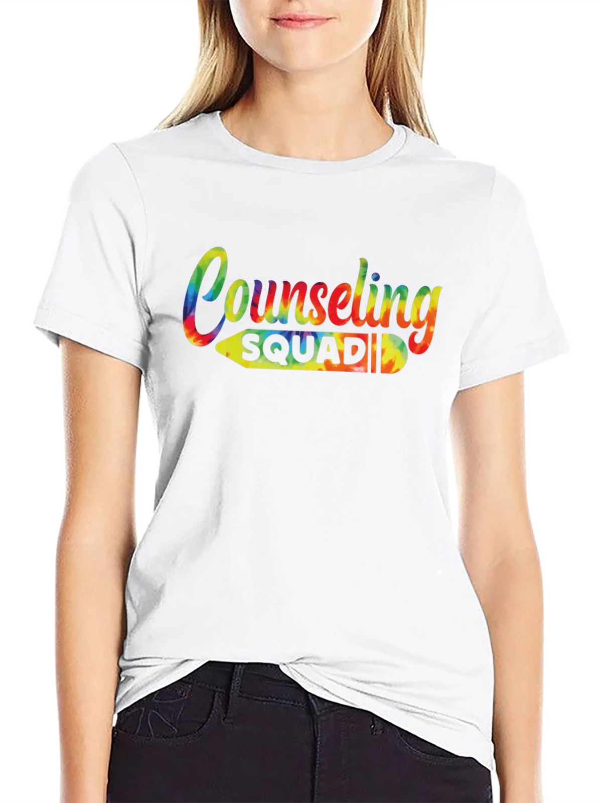 Counseling Squad Tie-Dye Graphic T-Shirt product image 11