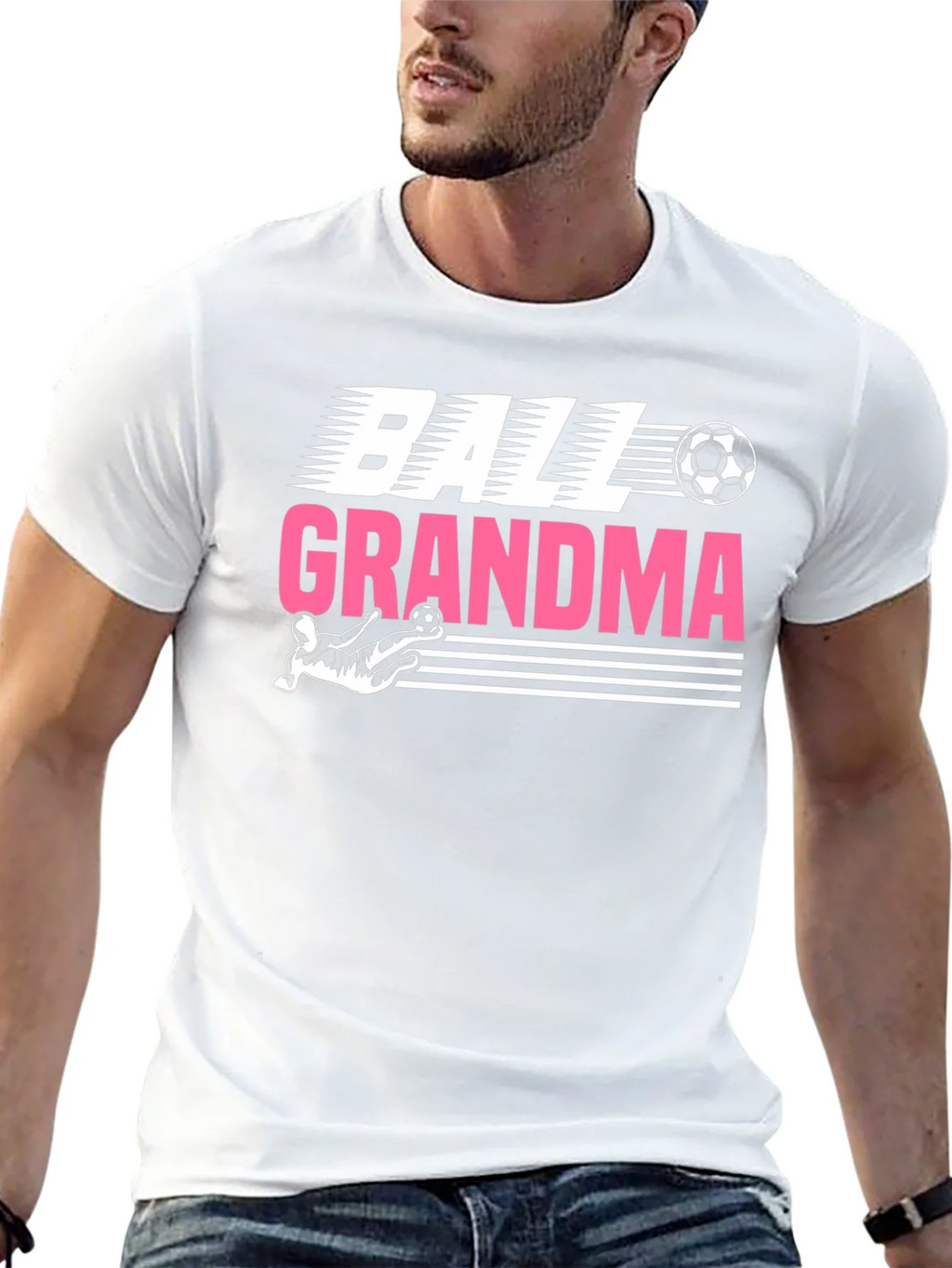 Ball Grandma Soccer T-Shirt product image 4