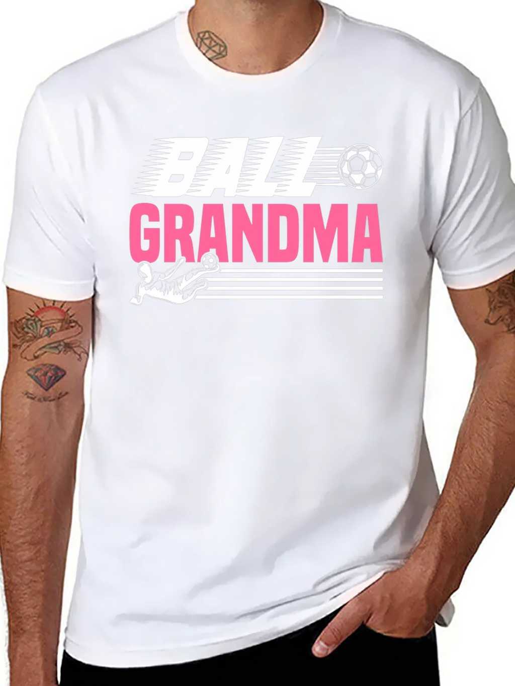 Ball Grandma Soccer T-Shirt product image 10