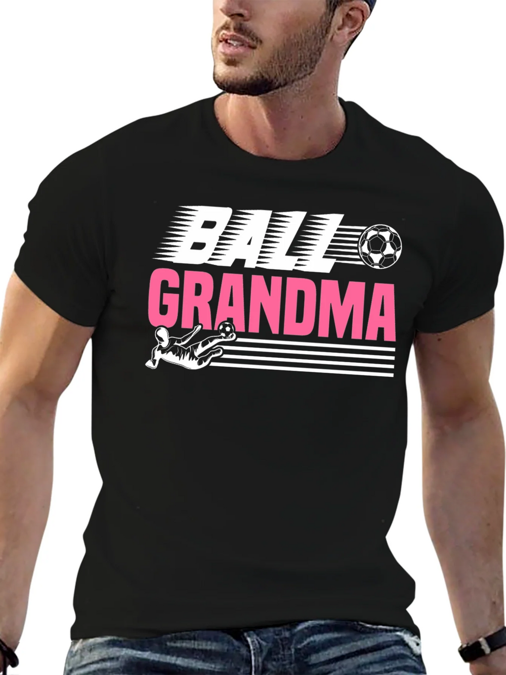 Ball Grandma Soccer T-Shirt product image 9