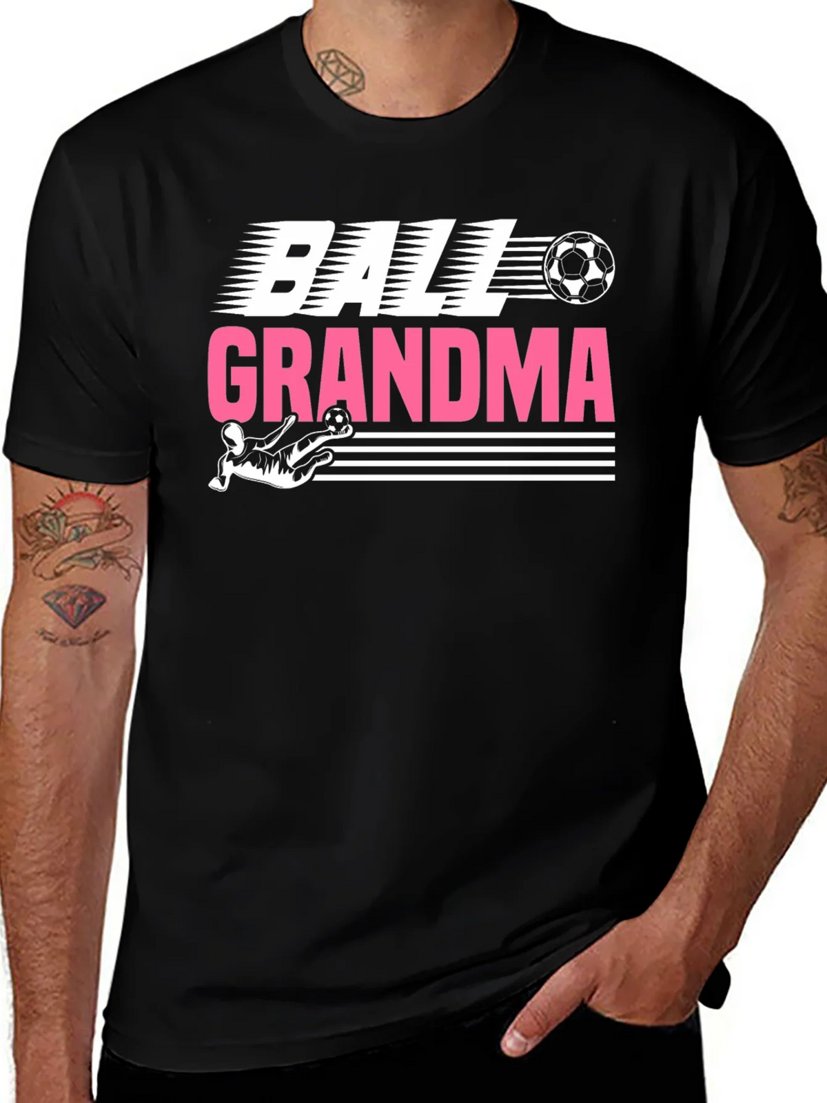 Ball Grandma Soccer T-Shirt product image 1