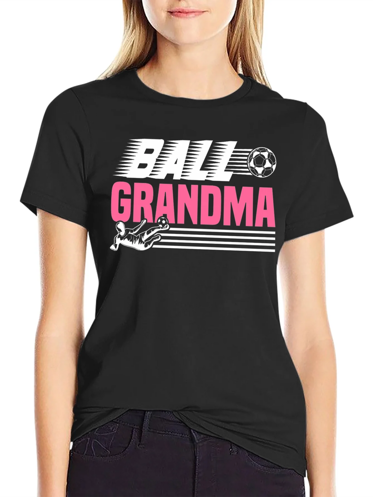 Ball Grandma Soccer T-Shirt product image 5