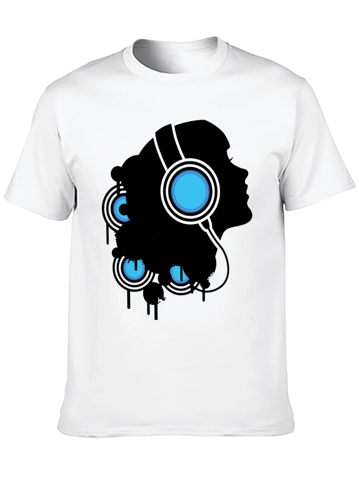 Silhouette Headphones Graphic Tee - Black product image 9