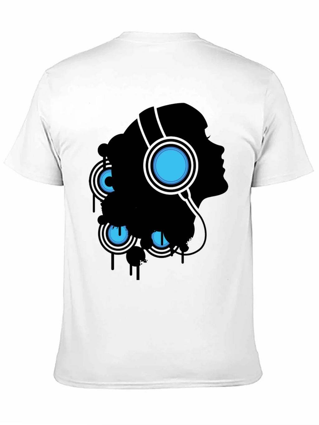 Silhouette Headphones Graphic Tee - Black product image 10