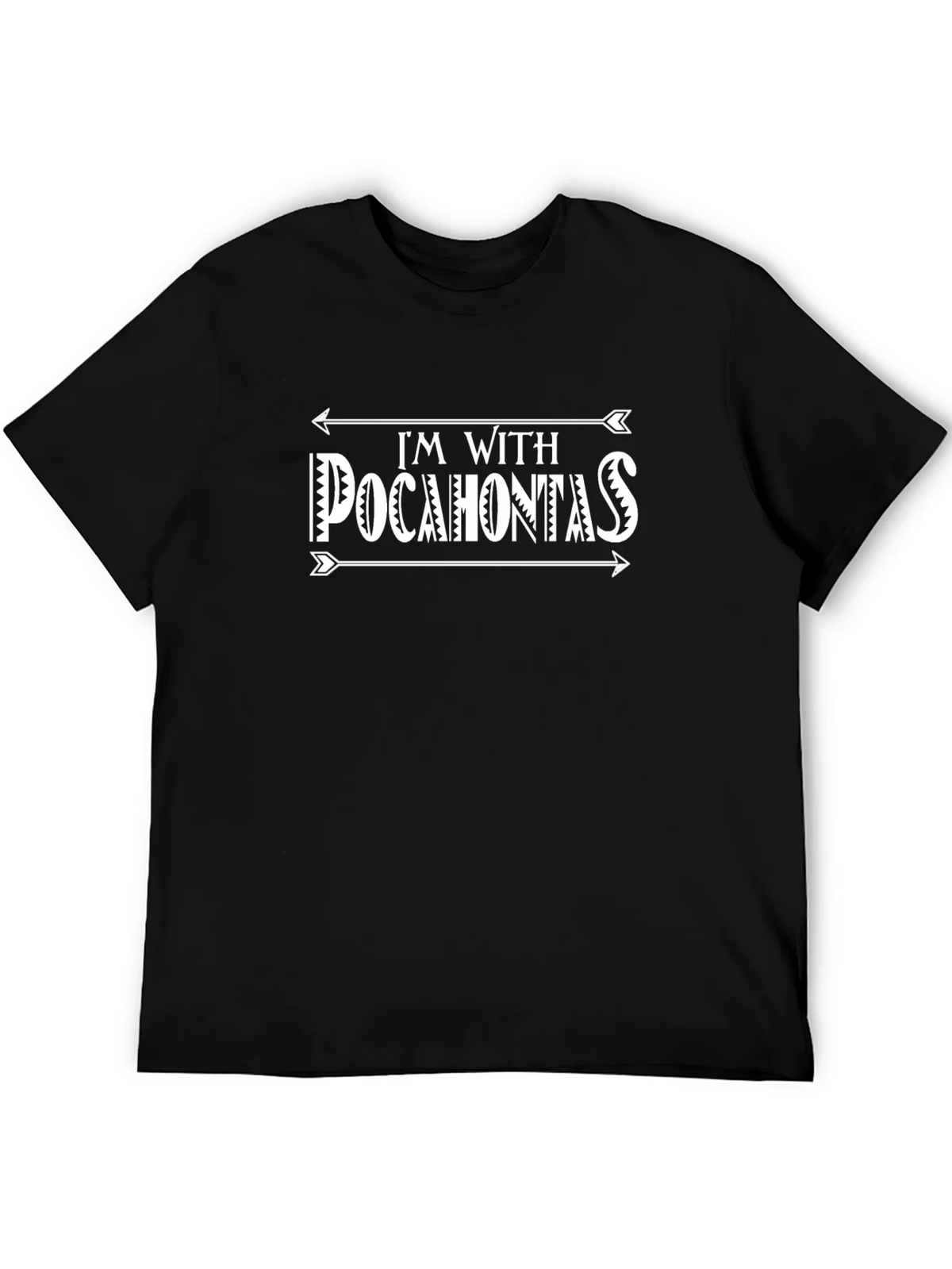 Im With Pocahontas Black T-Shirt product image 8