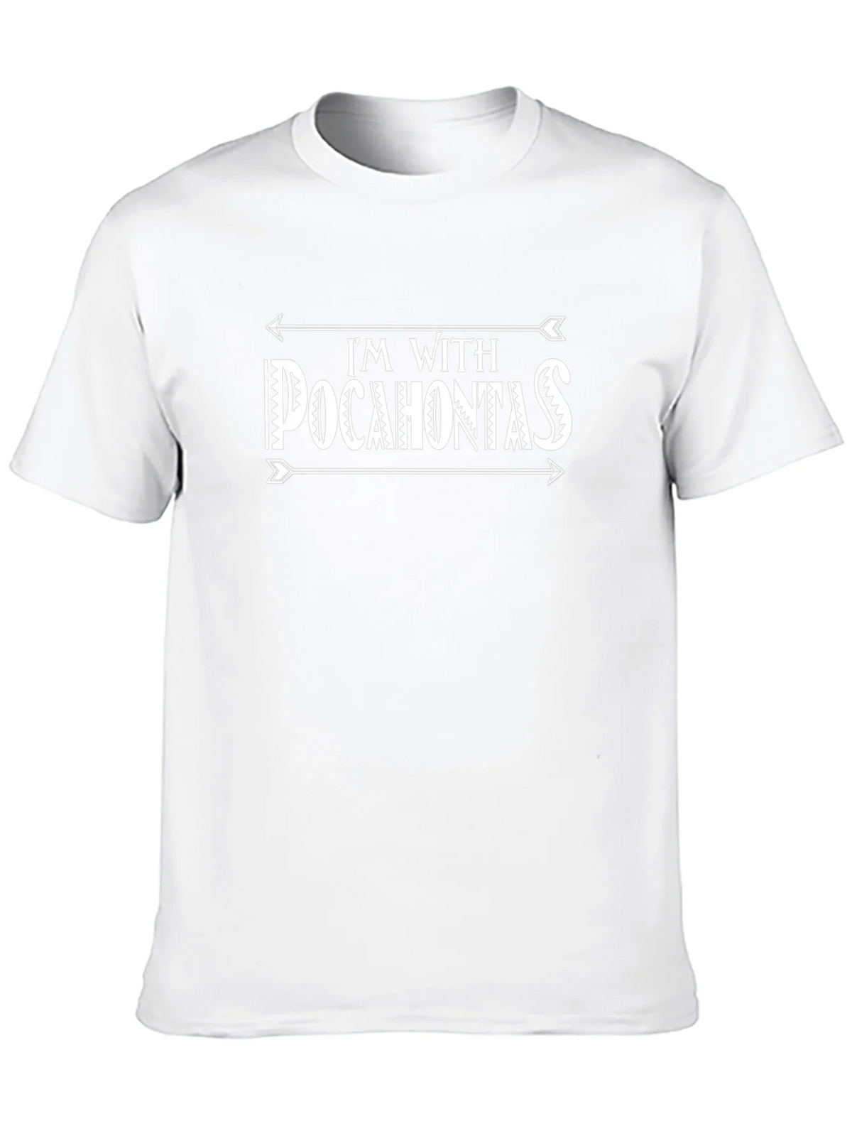 Im With Pocahontas Black T-Shirt product image 12