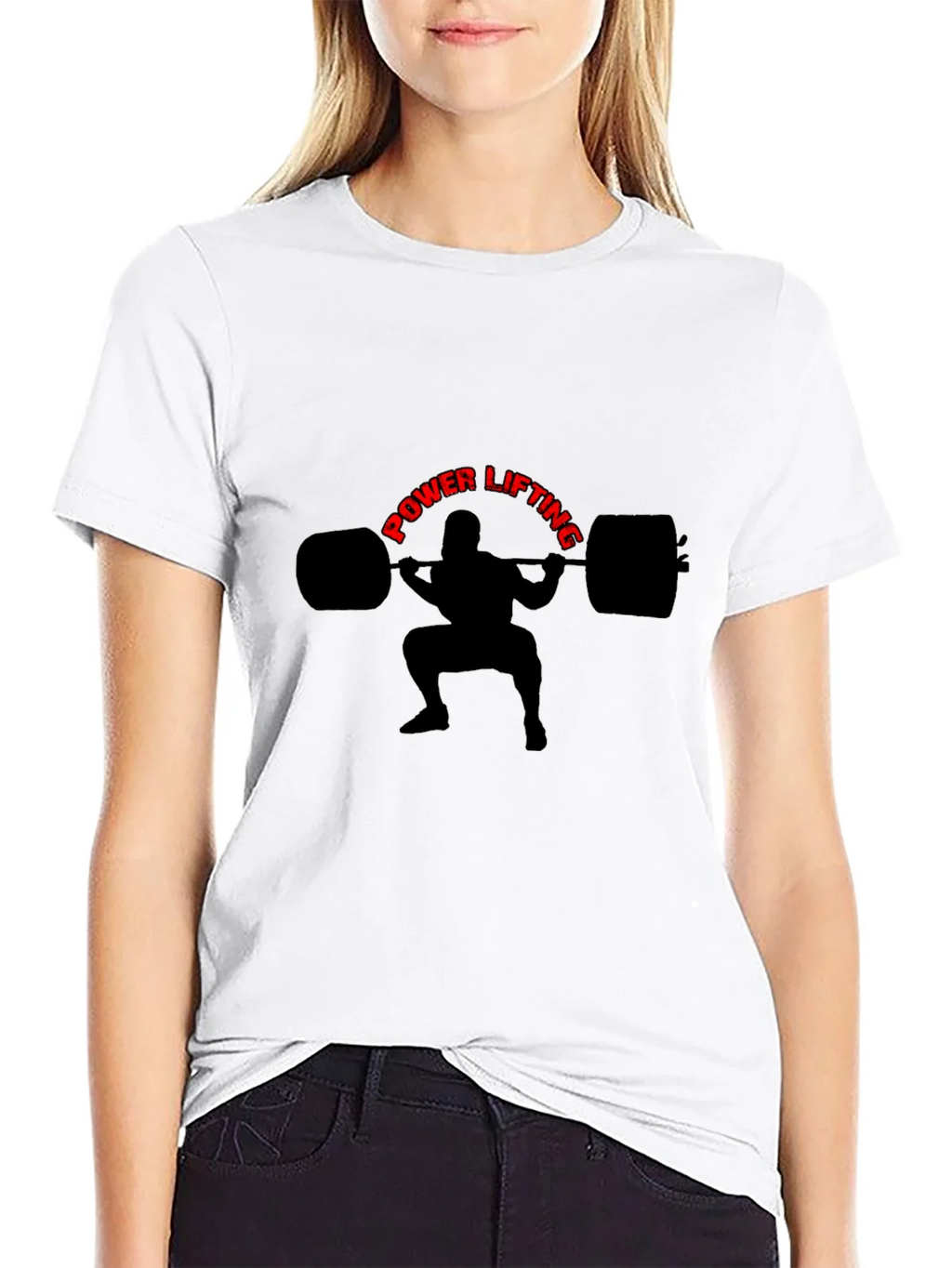 Powerlifting Graphic Tee - Black Cotton T-Shirt product image 11