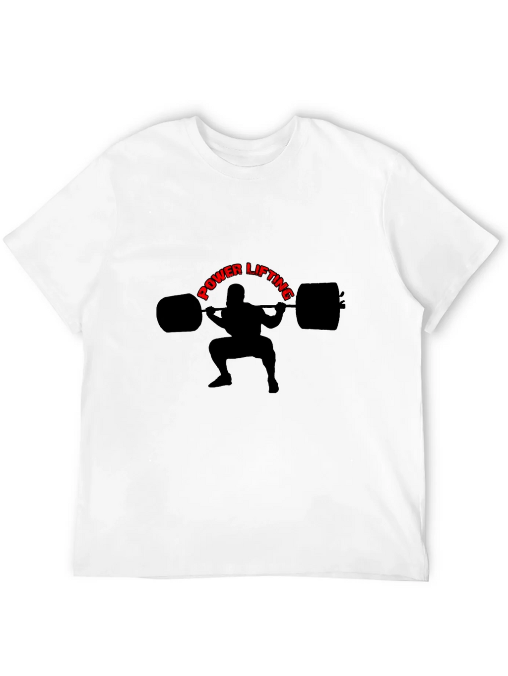 Powerlifting Graphic Tee - Black Cotton T-Shirt product image 3