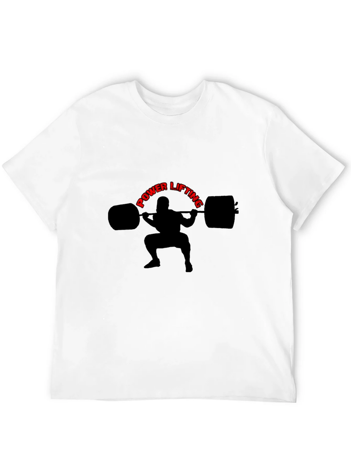 Powerlifting Graphic Tee - Black Cotton T-Shirt product image 3