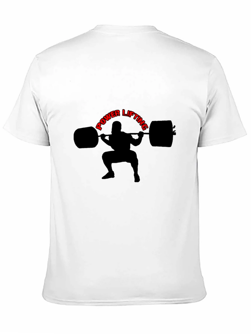 Powerlifting Graphic Tee - Black Cotton T-Shirt product image 2