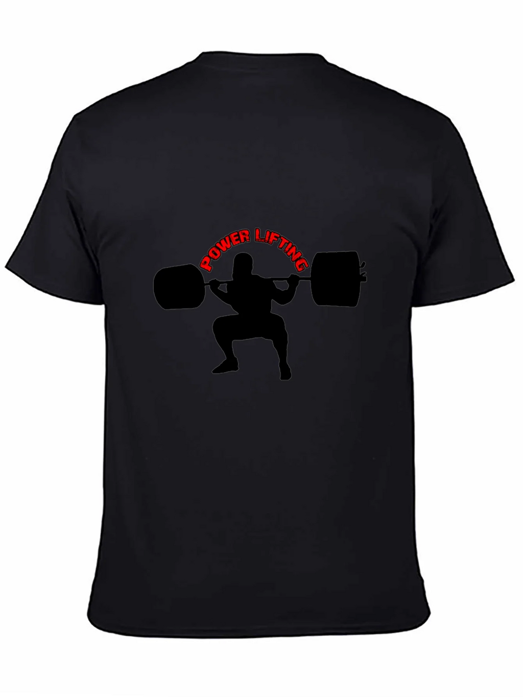 Powerlifting Graphic Tee - Black Cotton T-Shirt product image 7