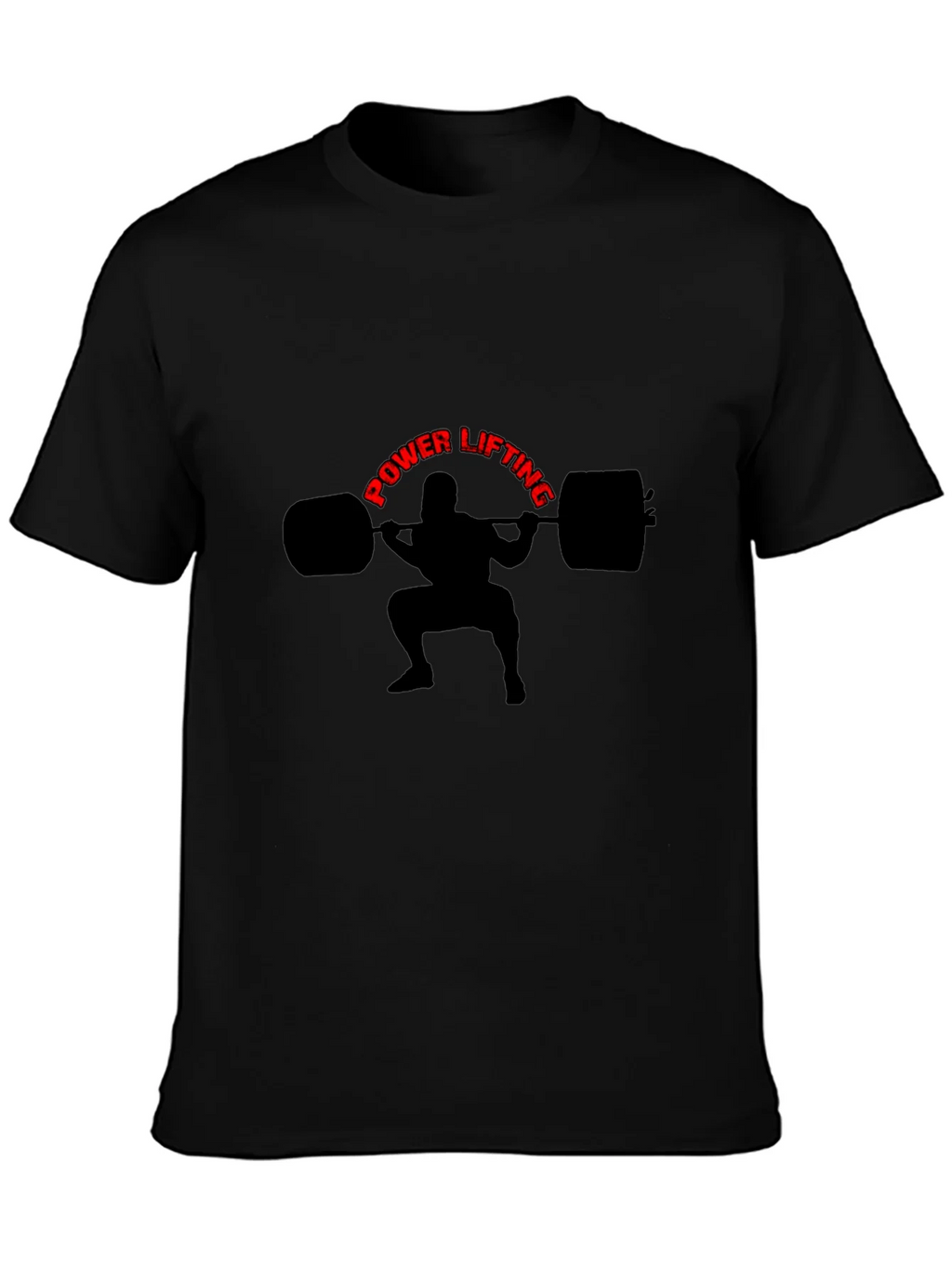Powerlifting Graphic Tee - Black Cotton T-Shirt product image 6