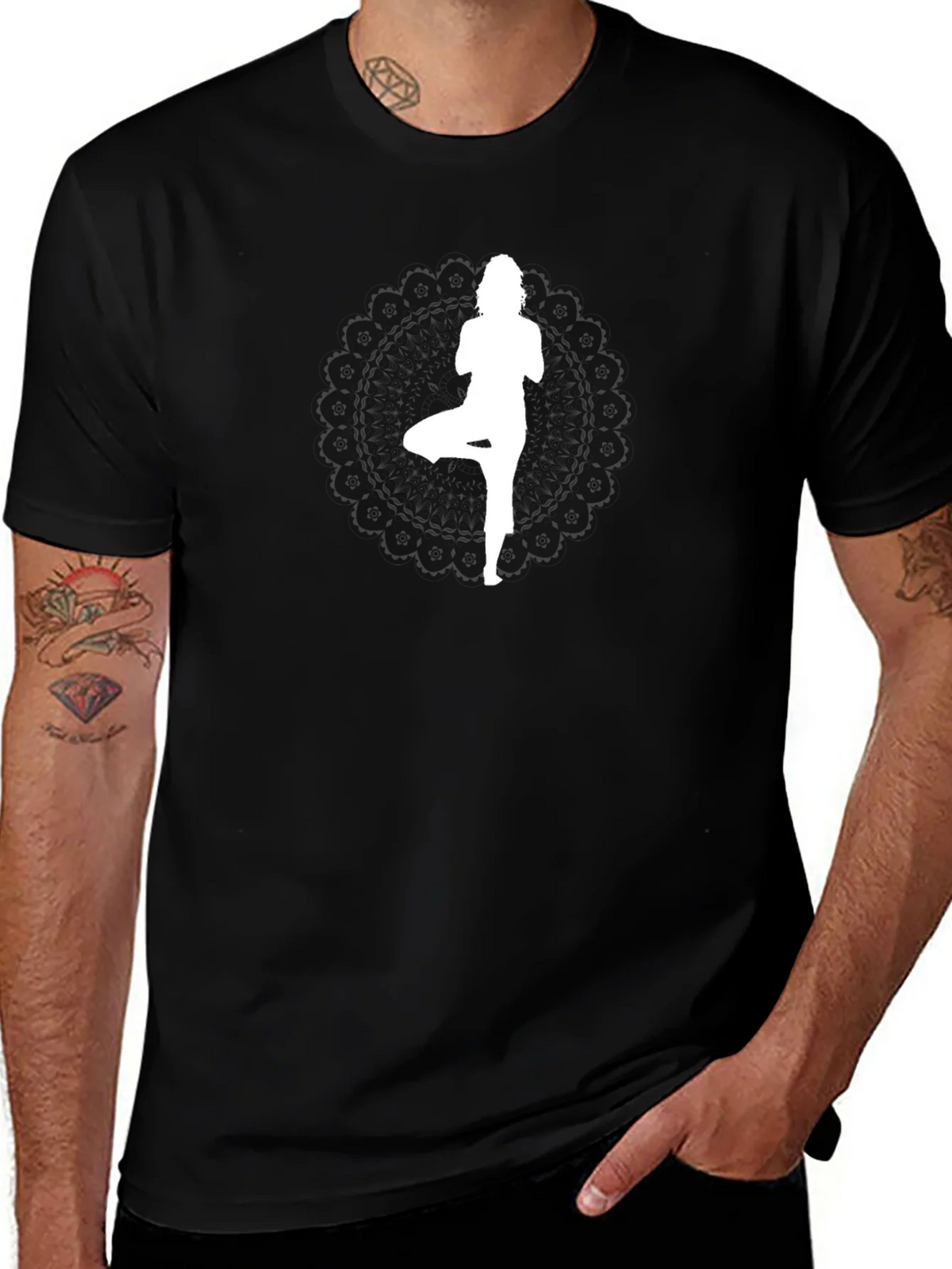 Yoga Pose T-Shirt - Balance & Style product image 1