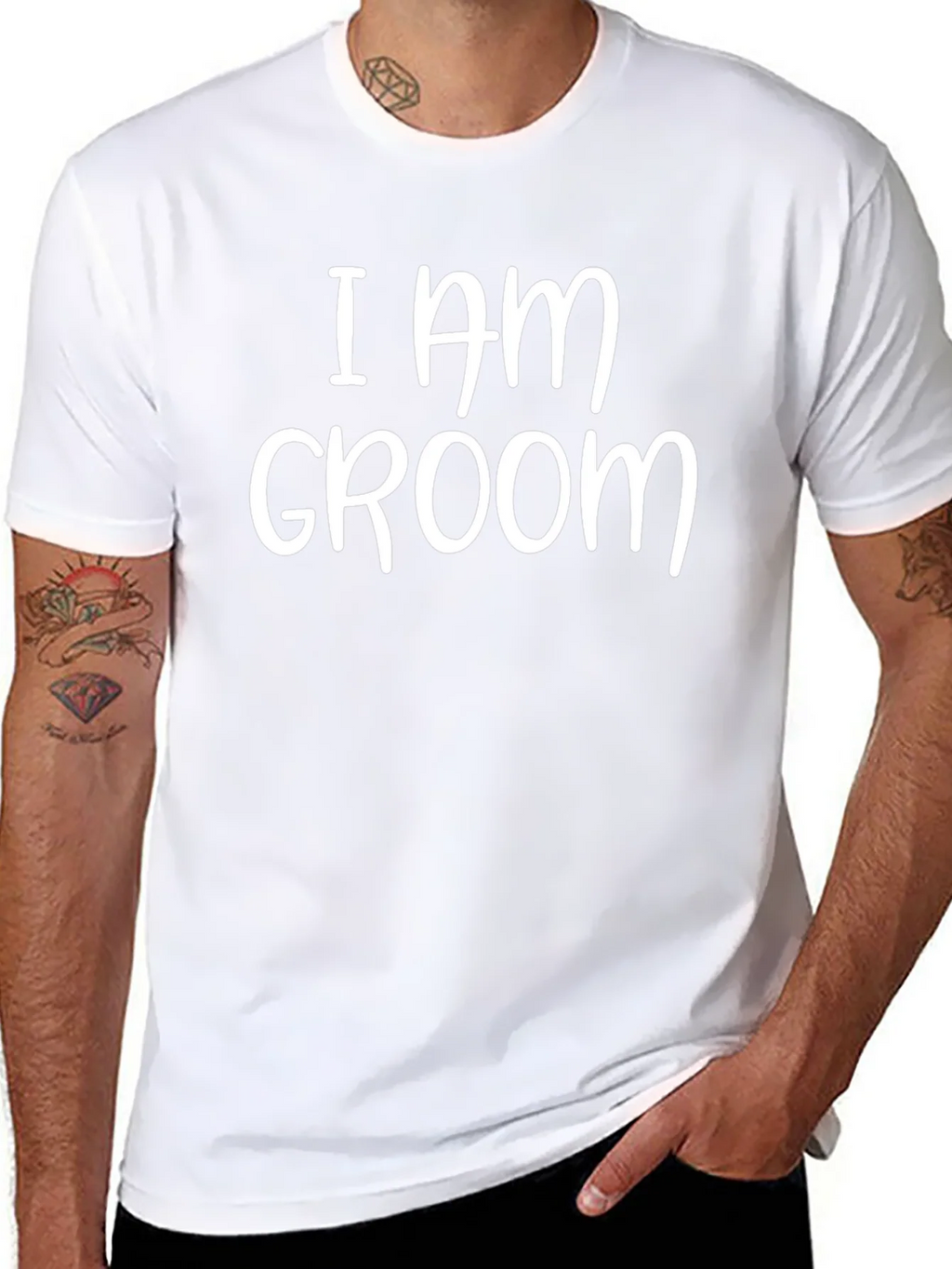 I AM GROOM - Stylish Wedding Party Tee product image 10