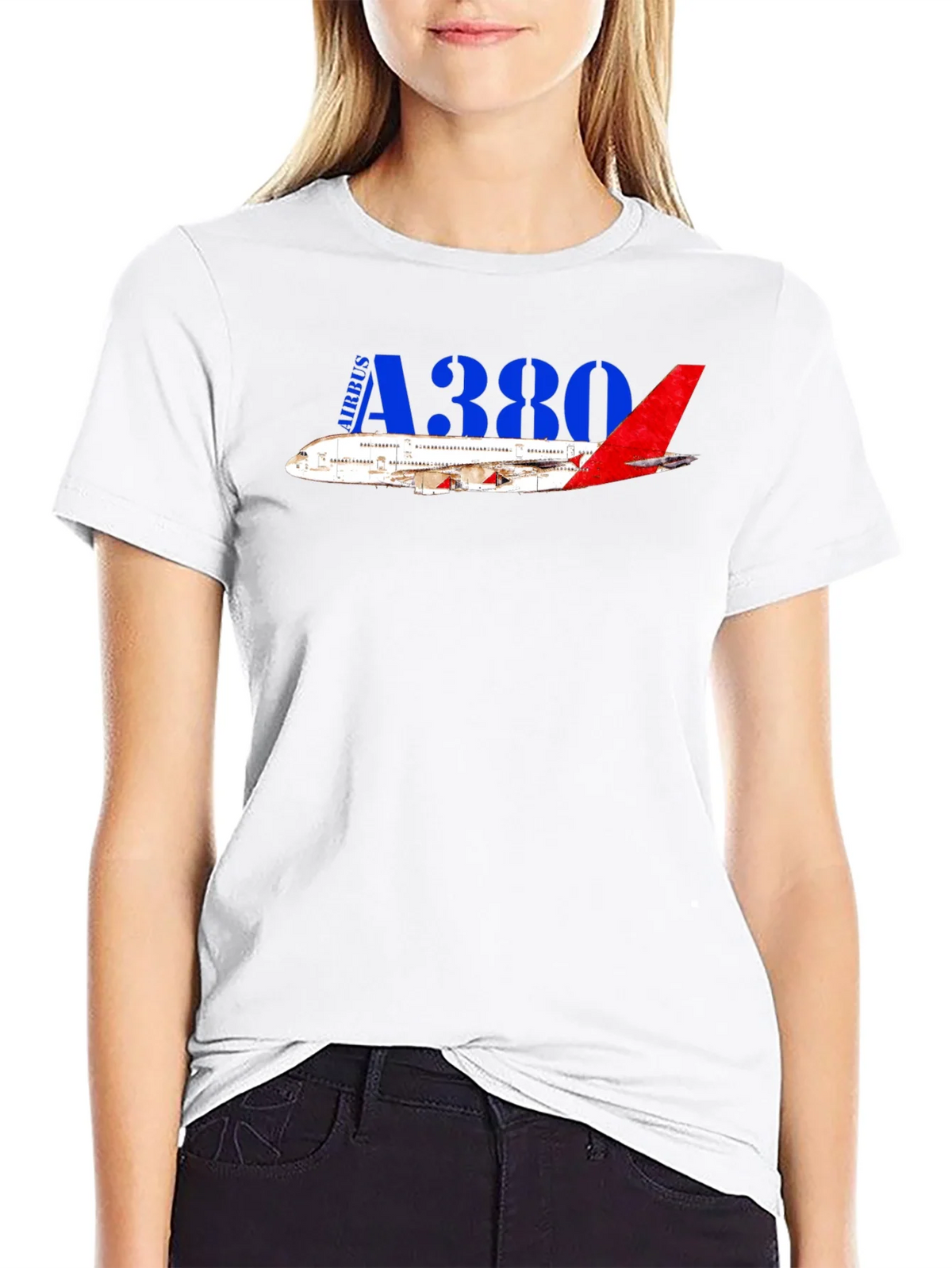 Airbus A380 T-Shirt - Aviation Enthusiast Tee product image 1