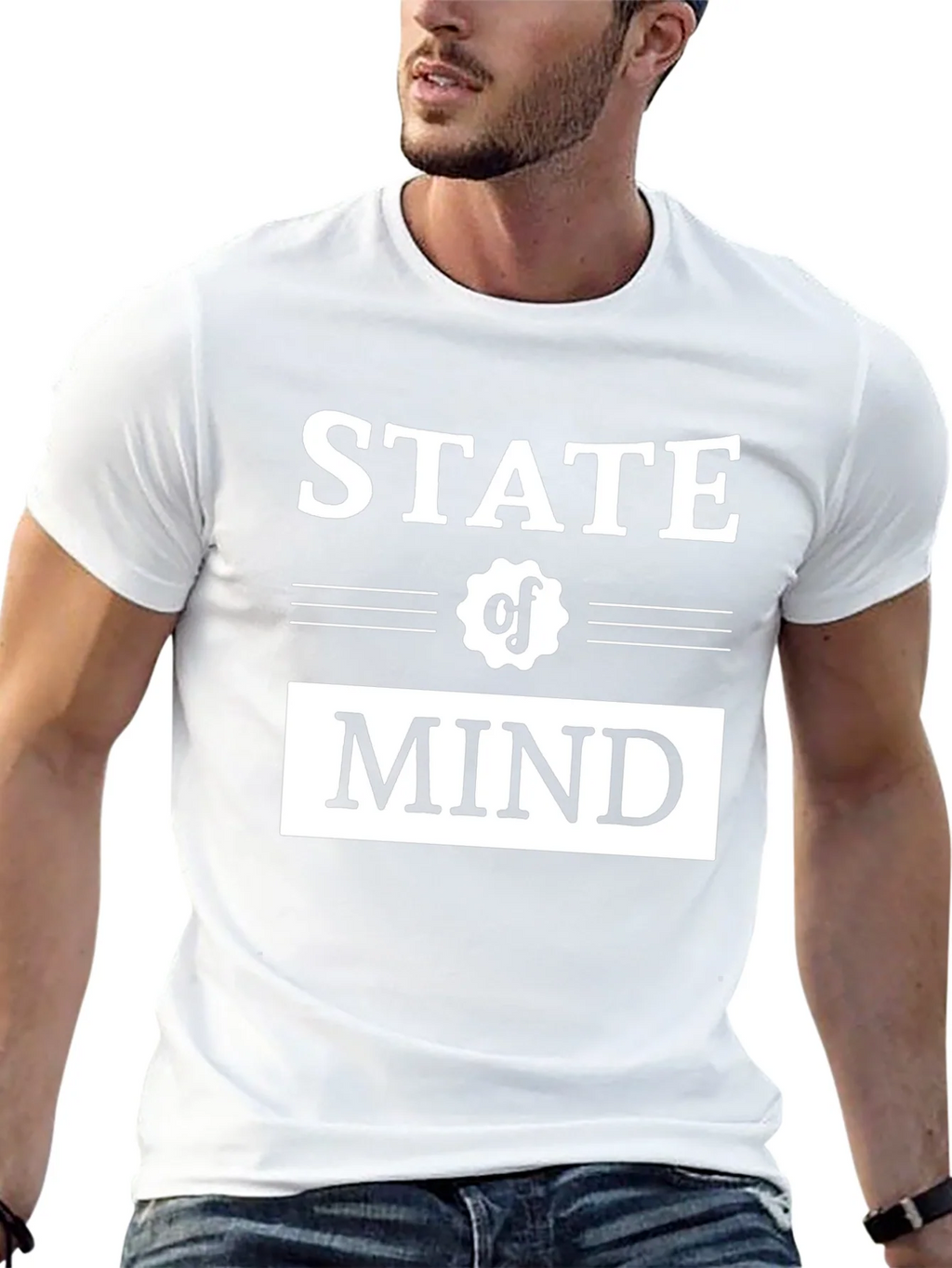 State of Mind Graphic Tee - Stylish Black T-Shirt product image 4