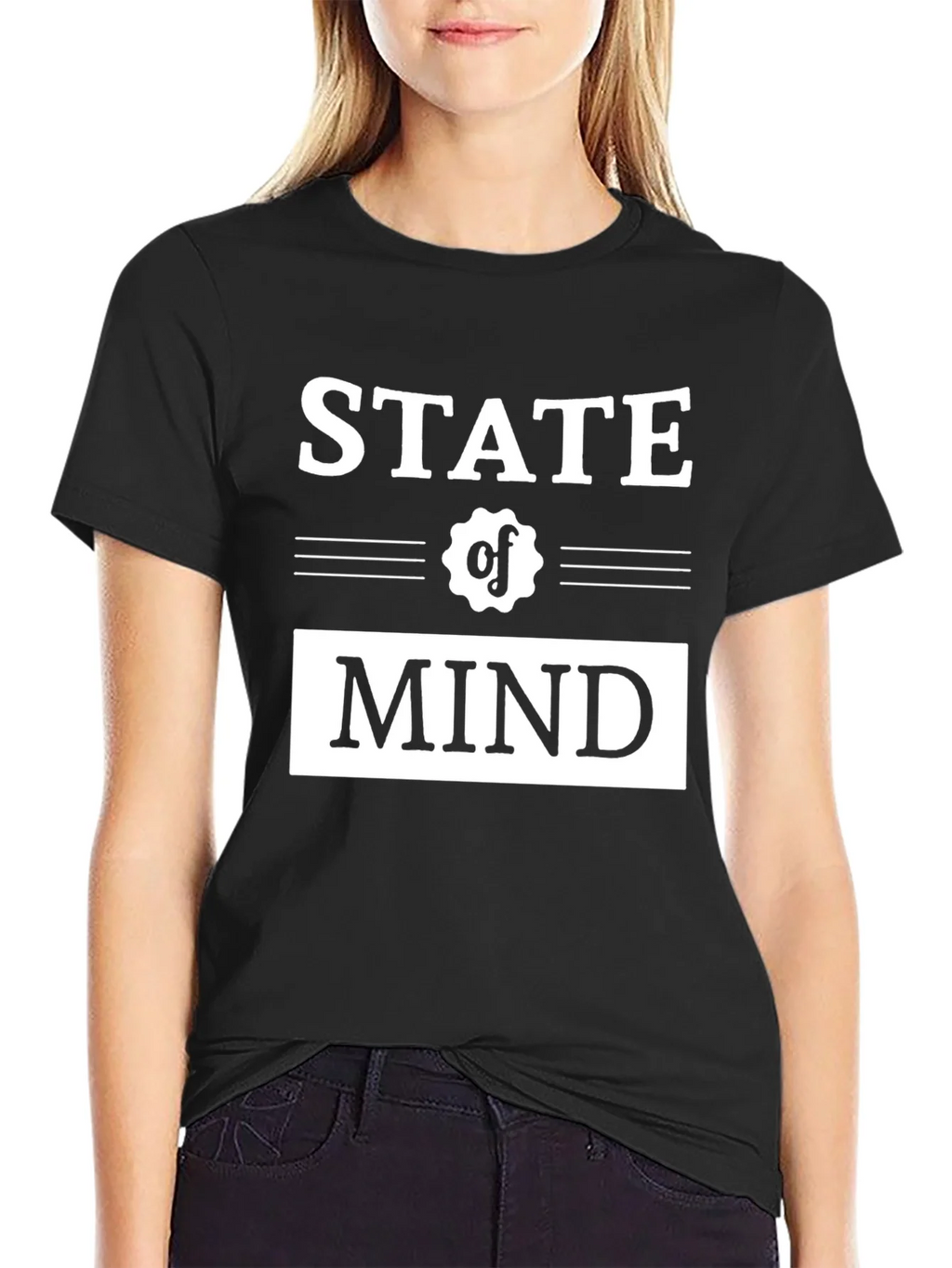 State of Mind Graphic Tee - Stylish Black T-Shirt product image 5