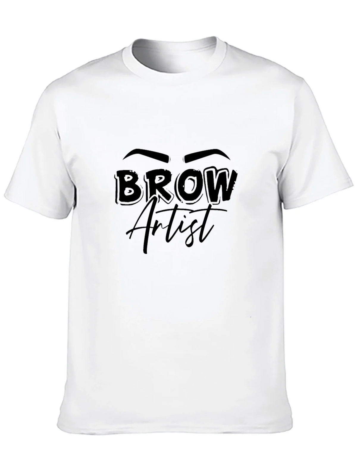 Brow Artist Graphic T-Shirt Unisex Black Tee product image 11