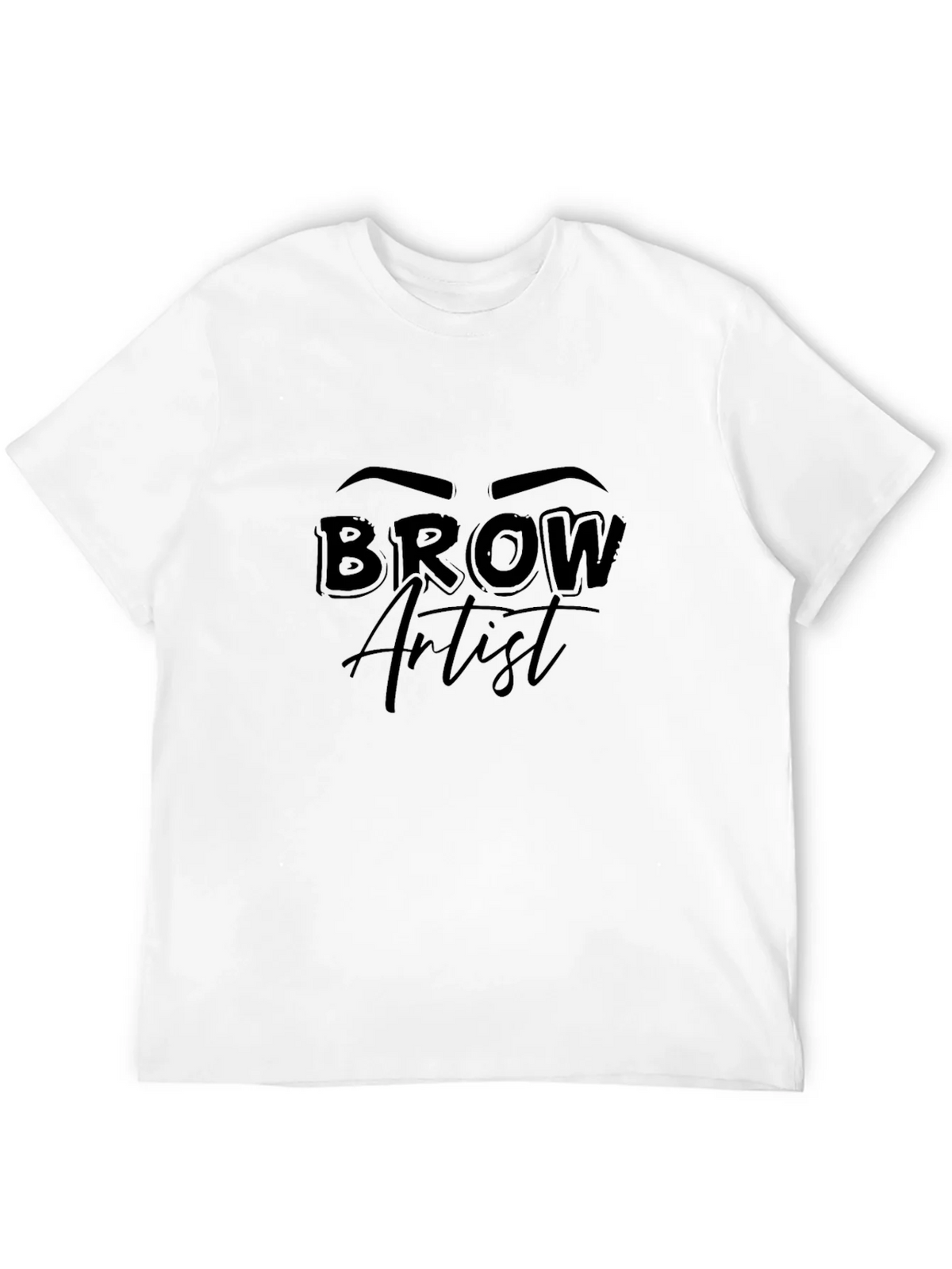 Brow Artist Graphic T-Shirt Unisex Black Tee product image 3