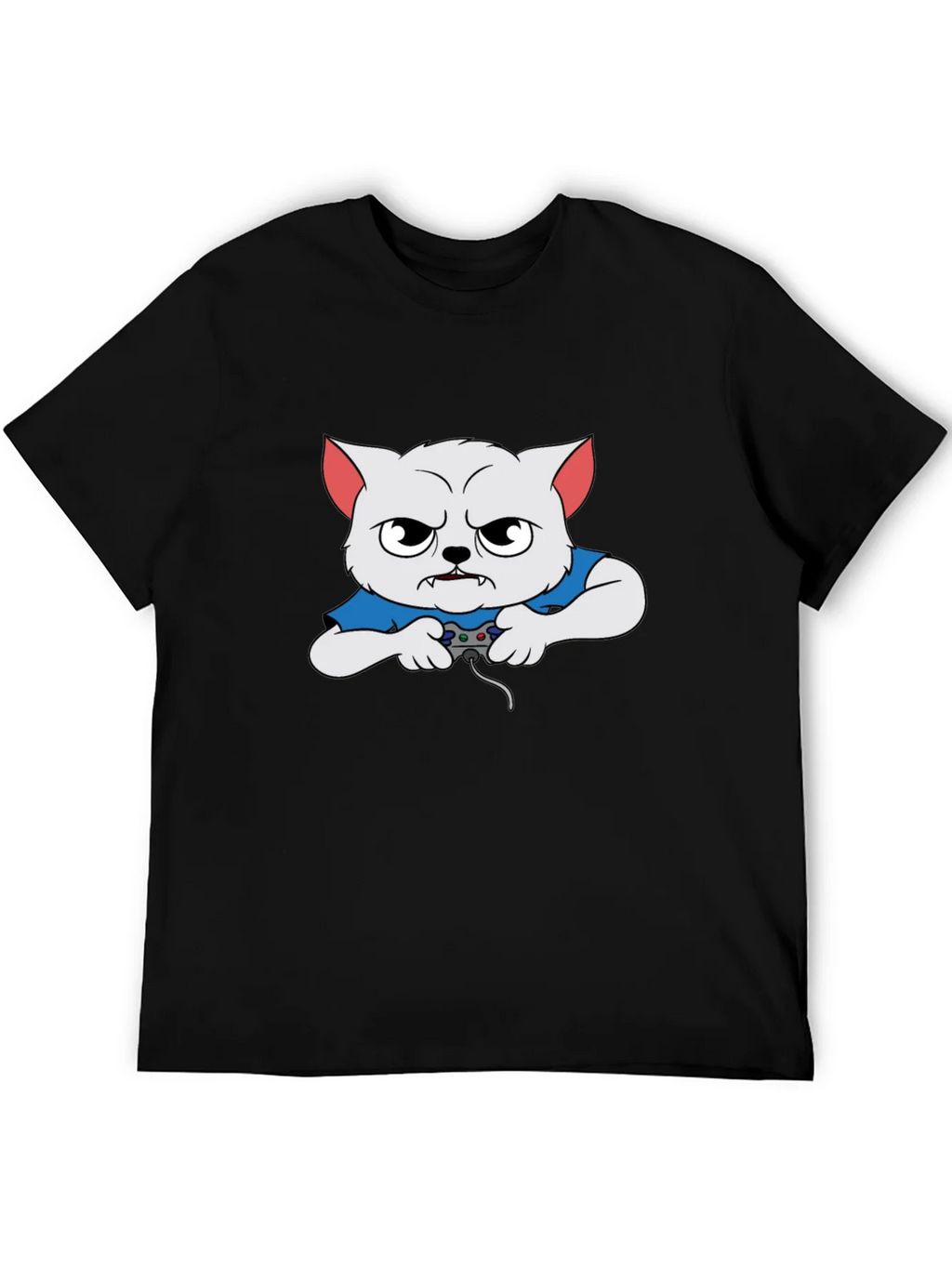 Gamer Cat Graphic T-Shirt product image 8