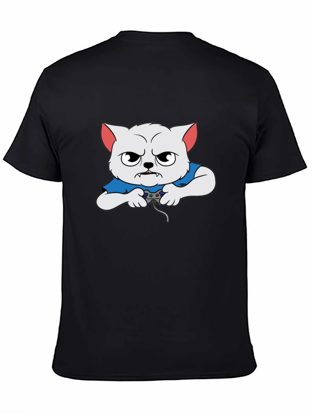Gamer Cat Graphic T-Shirt product image 7