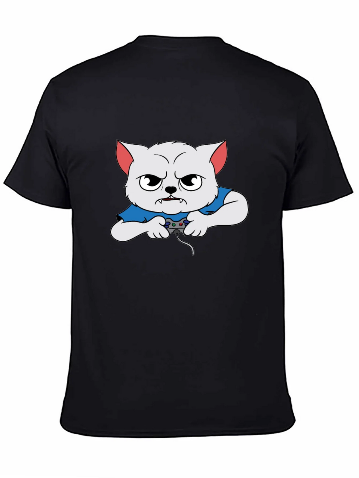 Gamer Cat Graphic T-Shirt product image 7