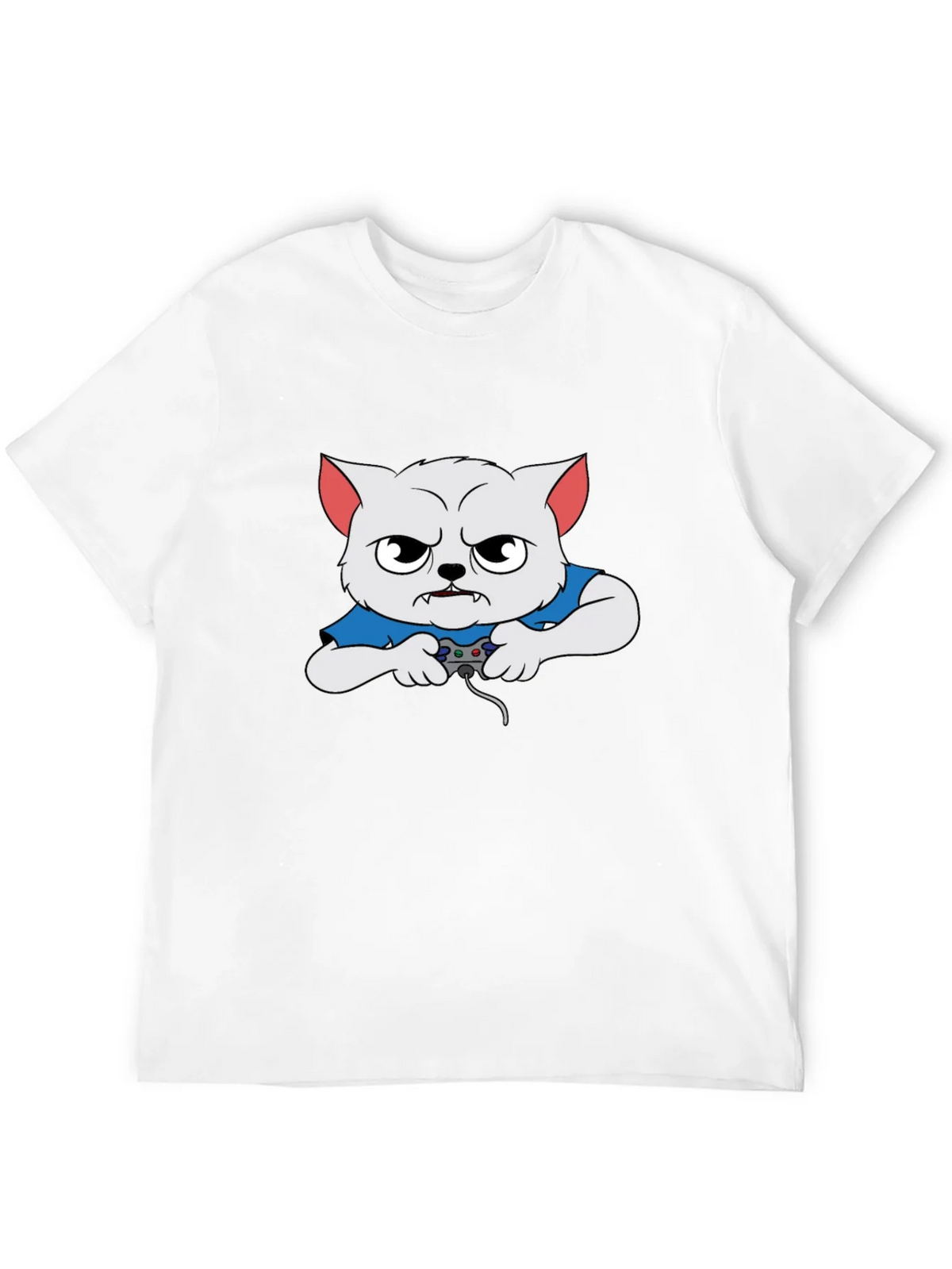 Gamer Cat Graphic T-Shirt product image 3