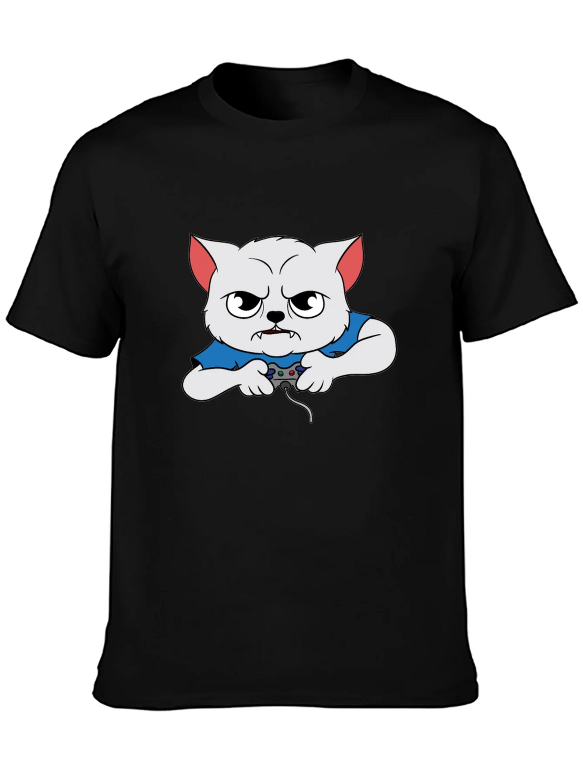 Gamer Cat Graphic T-Shirt product image 6