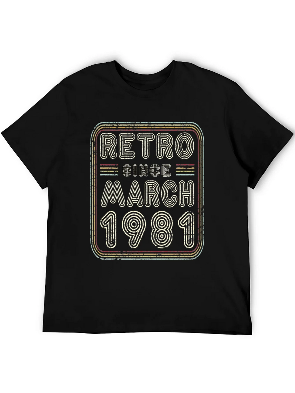 Retro Since March 1981 Graphic T-Shirt product image 8