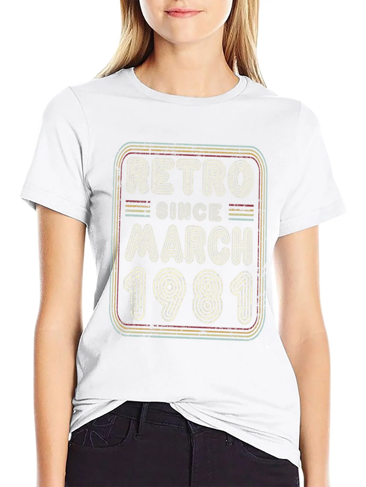 Retro Since March 1981 Graphic T-Shirt product image 11