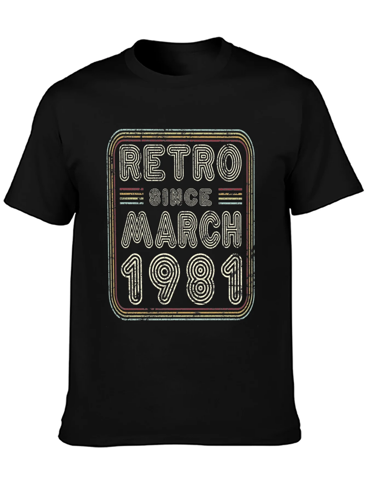 Retro Since March 1981 Graphic T-Shirt product image 6