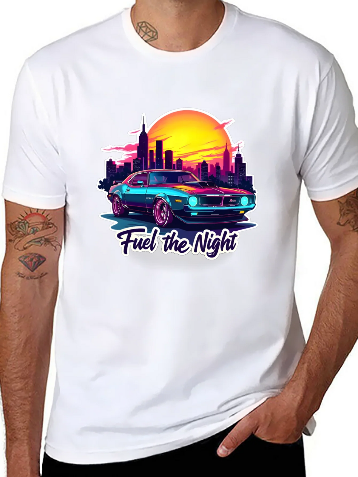 Fuel the Night Graphic T-Shirt product image 10