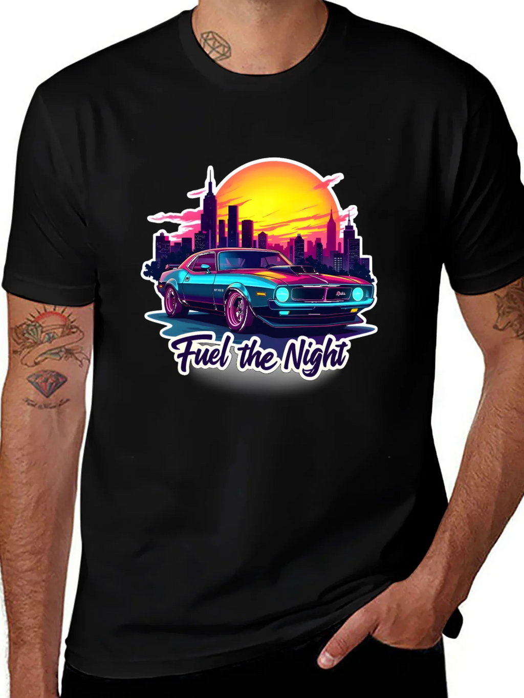 Fuel the Night Graphic T-Shirt product image 1