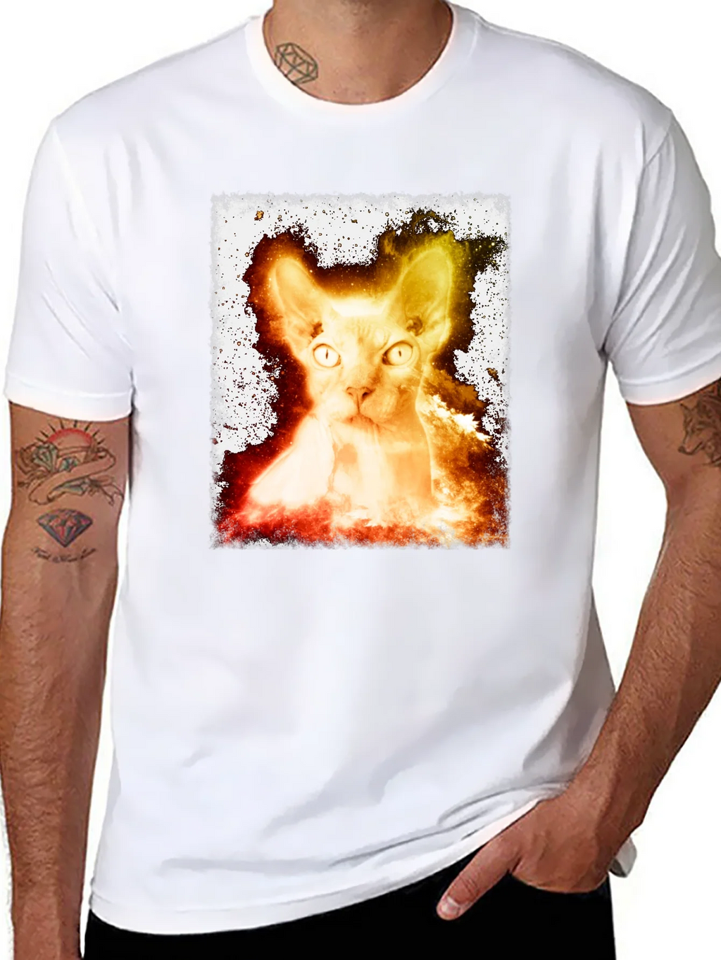 Sphynx Cat Graphic Tee - Unique Design product image 10