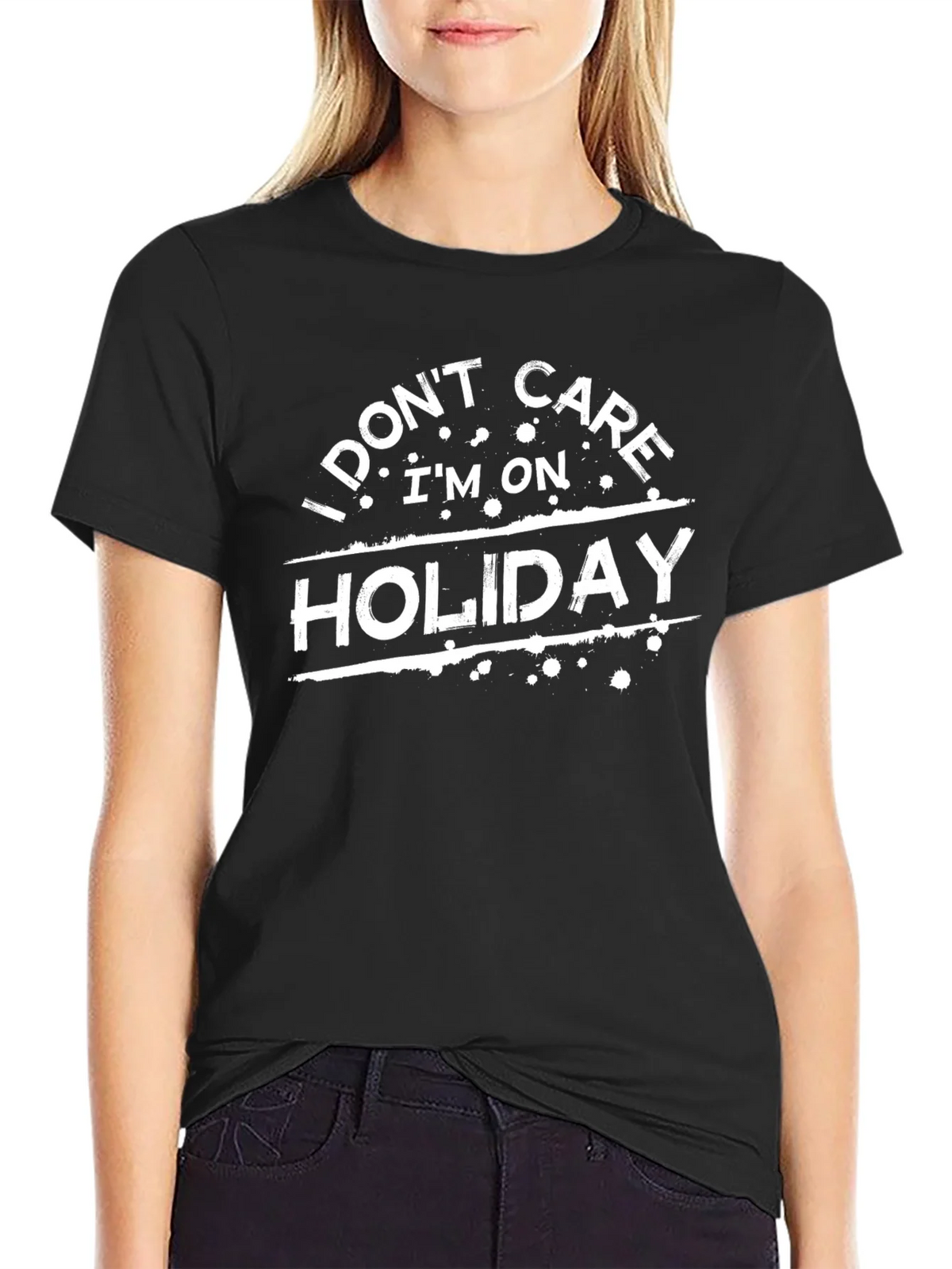 Holiday Mode: I Dont Care T-Shirt product image 5