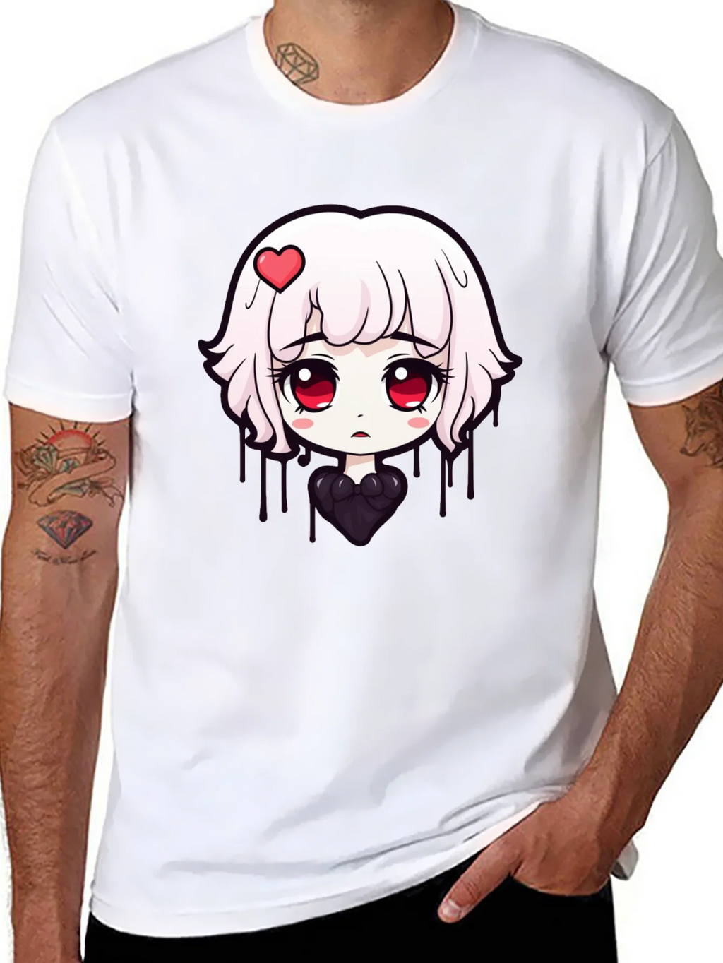 Anime Girl Graphic Tee - Soft Cotton T-Shirt product image 10