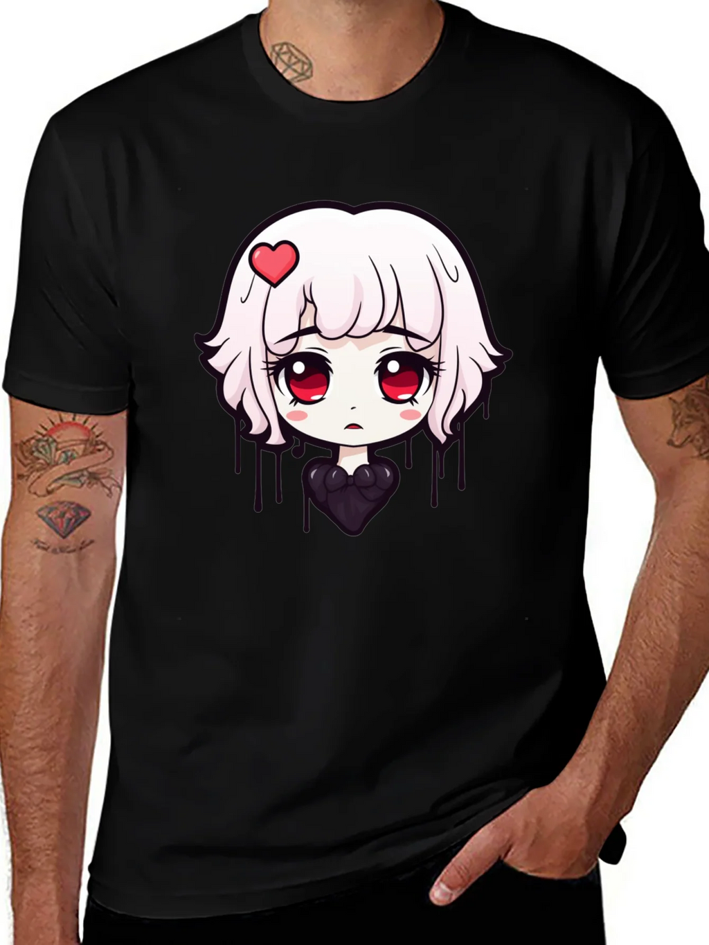 Anime Girl Graphic Tee - Soft Cotton T-Shirt product image 1