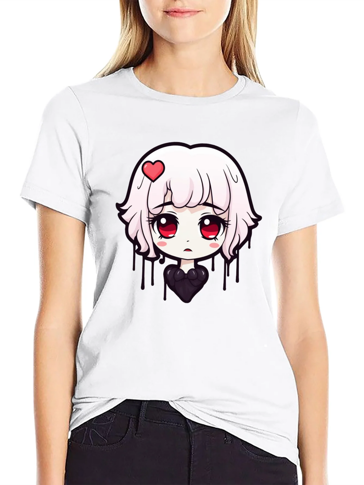 Anime Girl Graphic Tee - Soft Cotton T-Shirt product image 11