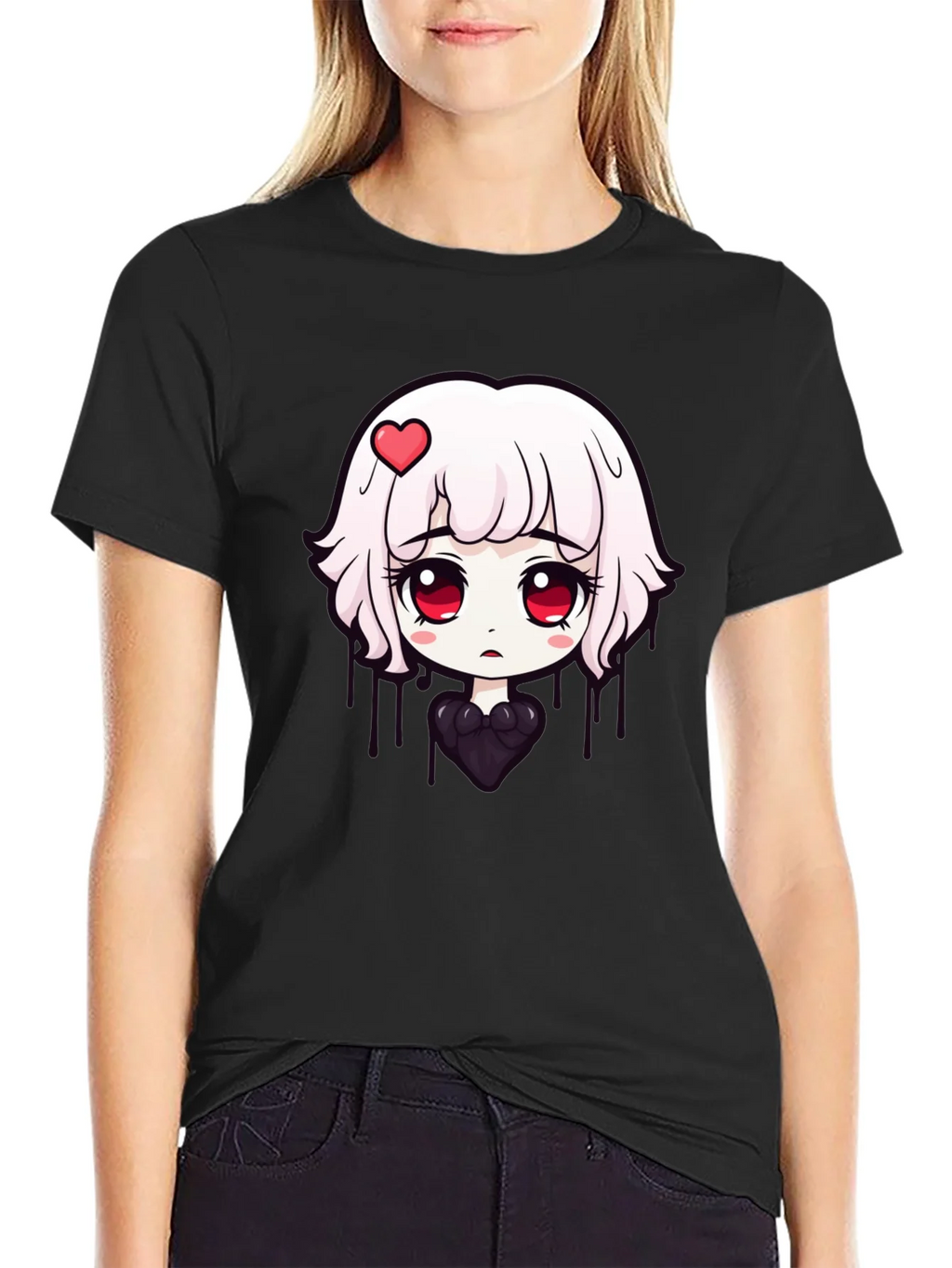 Anime Girl Graphic Tee - Soft Cotton T-Shirt product image 5