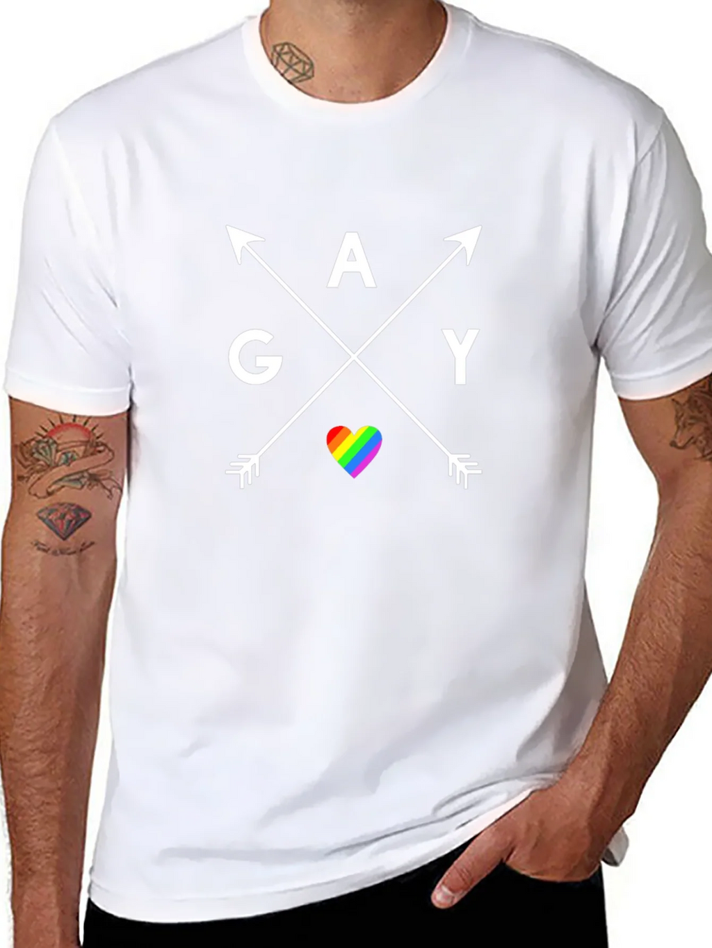Gay Pride Arrow Tee product image 10