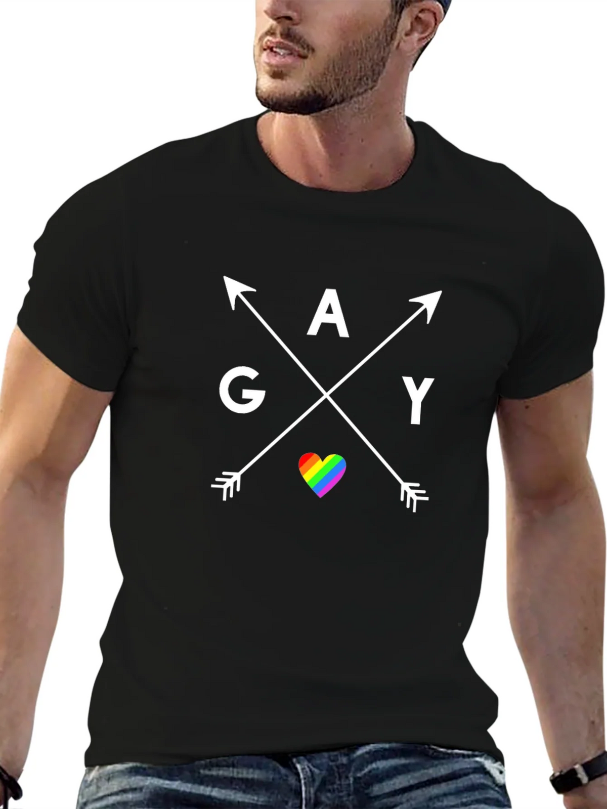 Gay Pride Arrow Tee product image 9