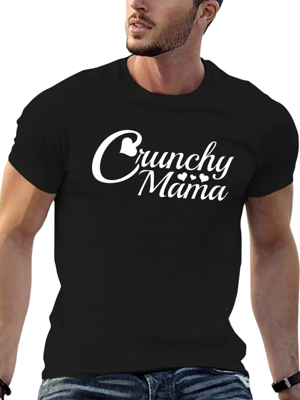 Crunchy Mama Graphic Tee - Soft Cotton Blend product image 9