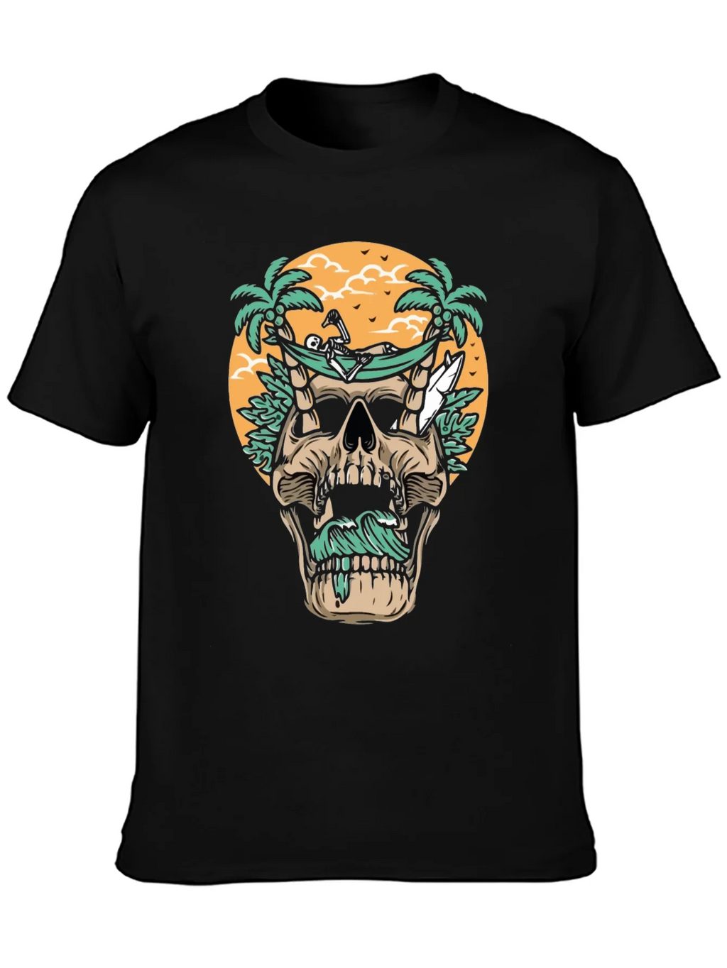 Skull Hammock T-Shirt - Beach Vibes product image 3