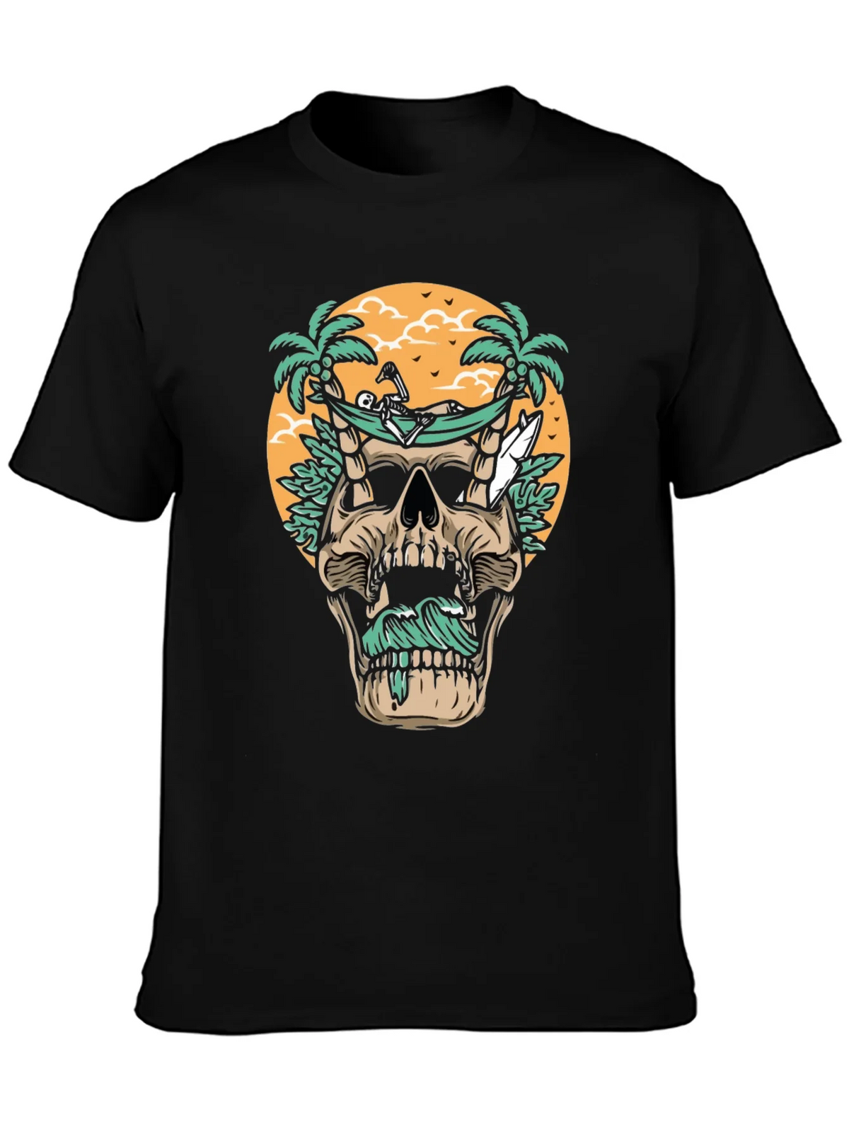 Skull Hammock T-Shirt - Beach Vibes product image 3