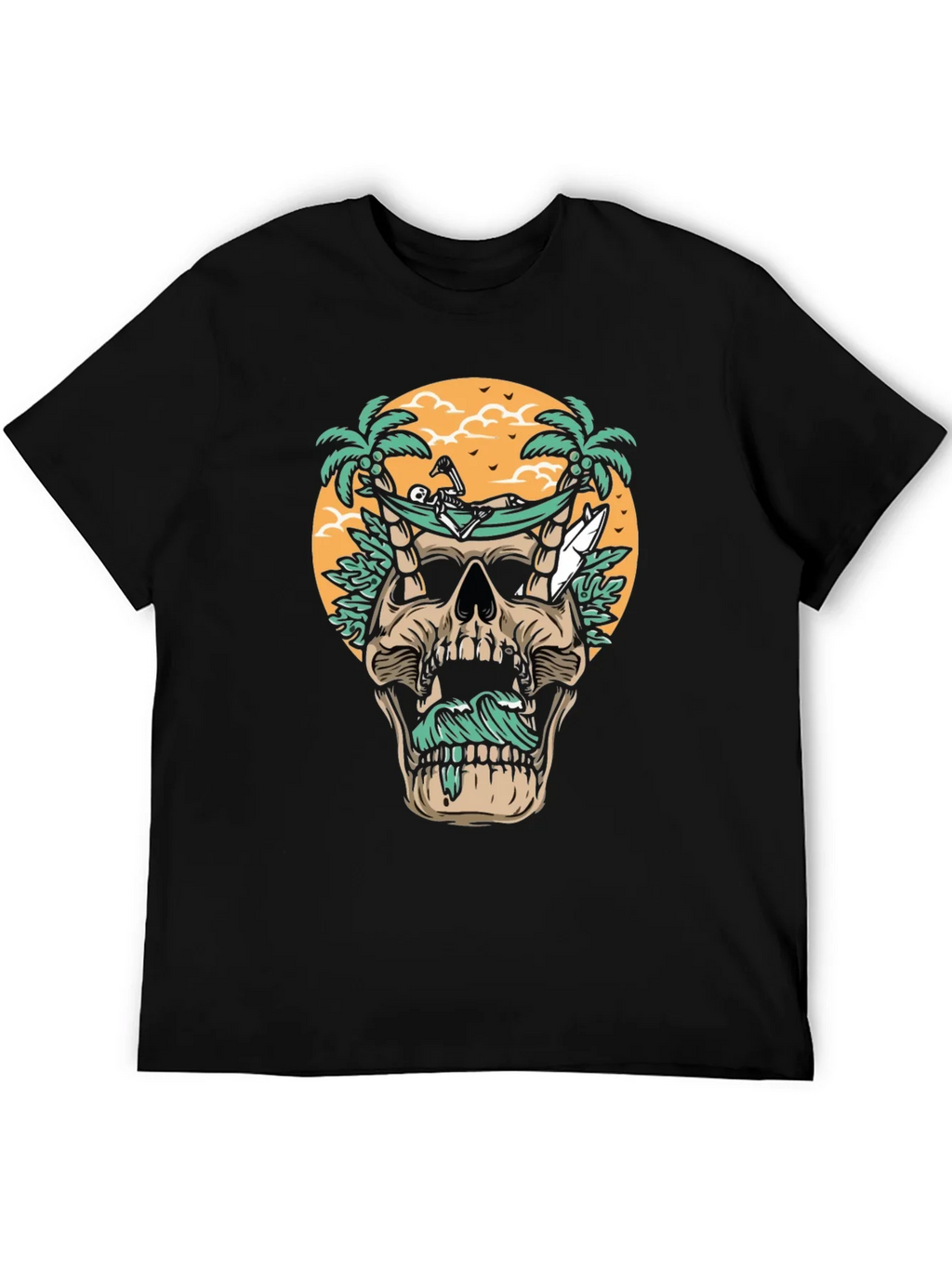 Skull Hammock T-Shirt - Beach Vibes product image 5
