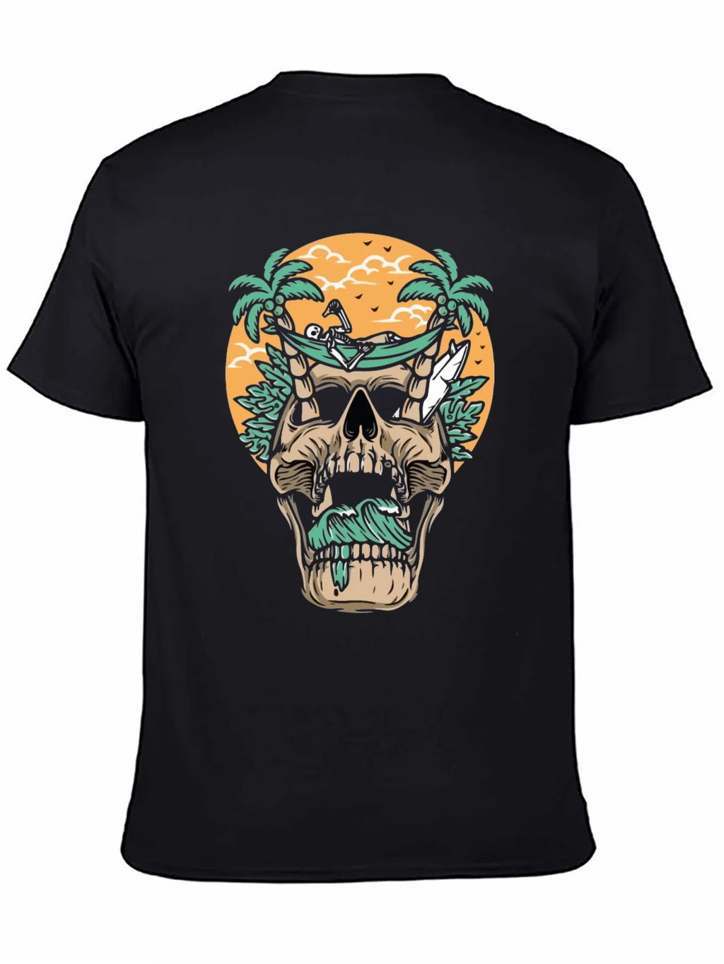 Skull Hammock T-Shirt - Beach Vibes product image 4