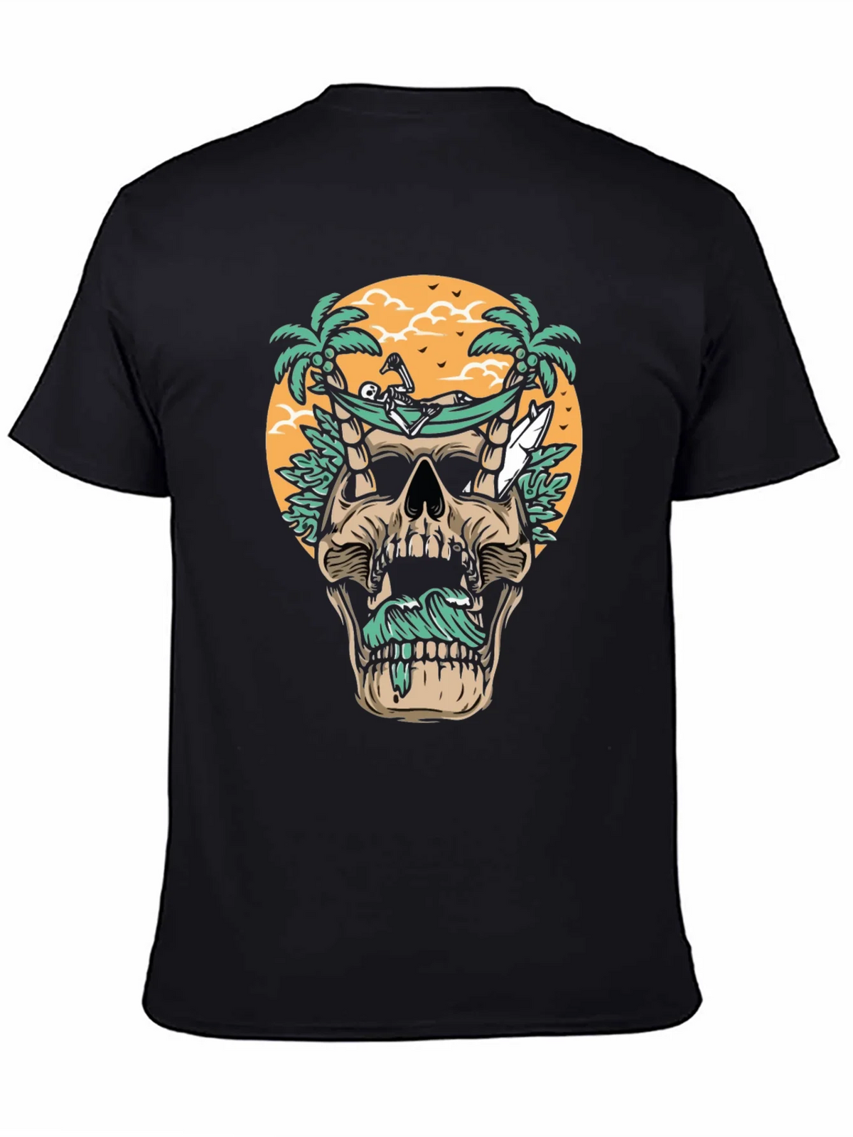 Skull Hammock T-Shirt - Beach Vibes product image 4