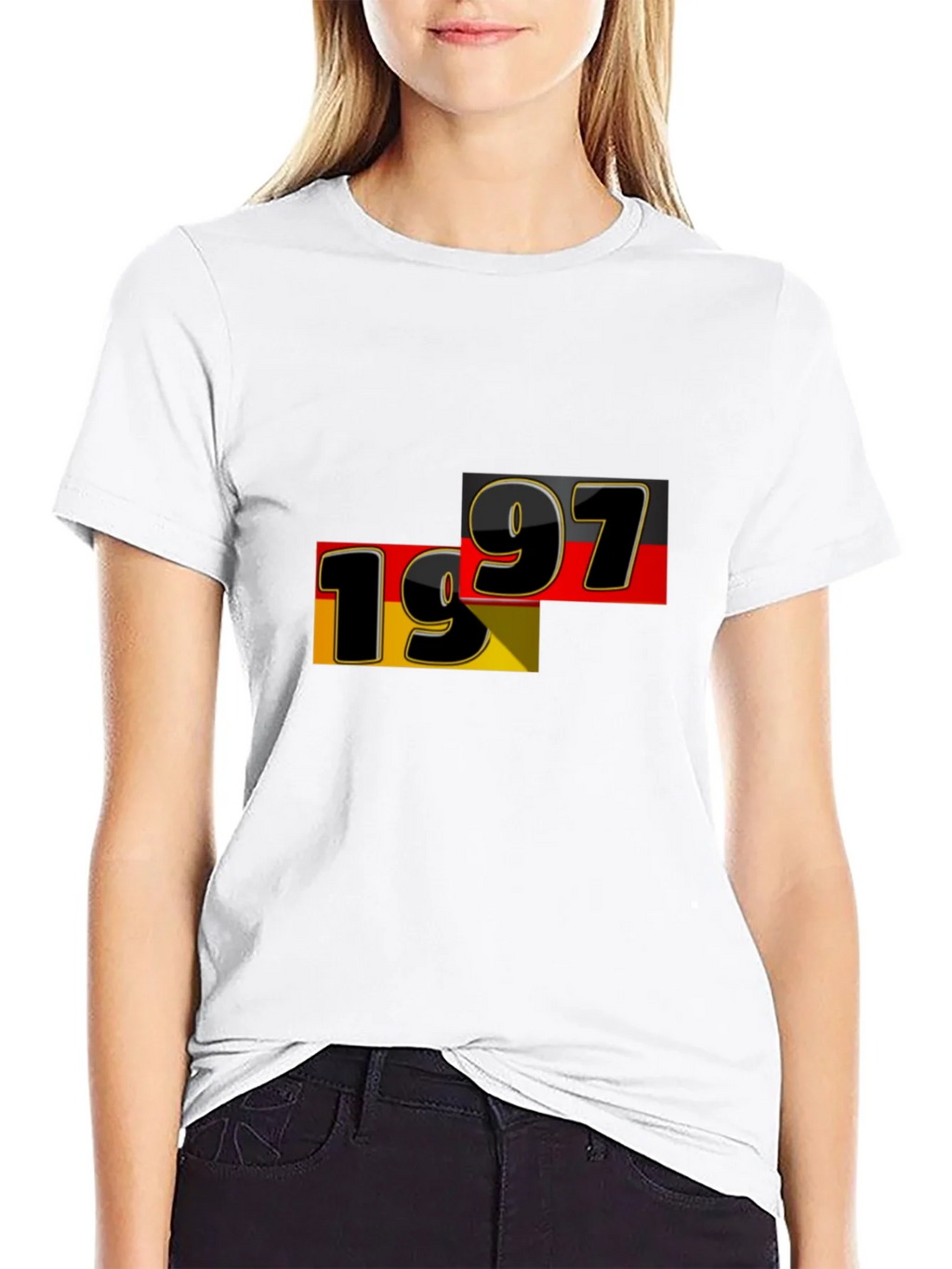 1997 Germany Flag Graphic Tee - Black product image 11