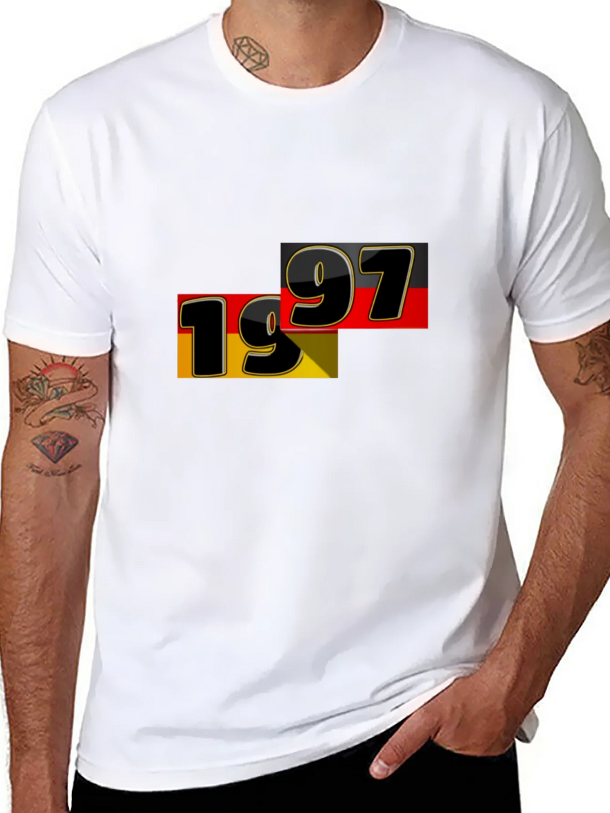 1997 Germany Flag Graphic Tee - Black product image 10